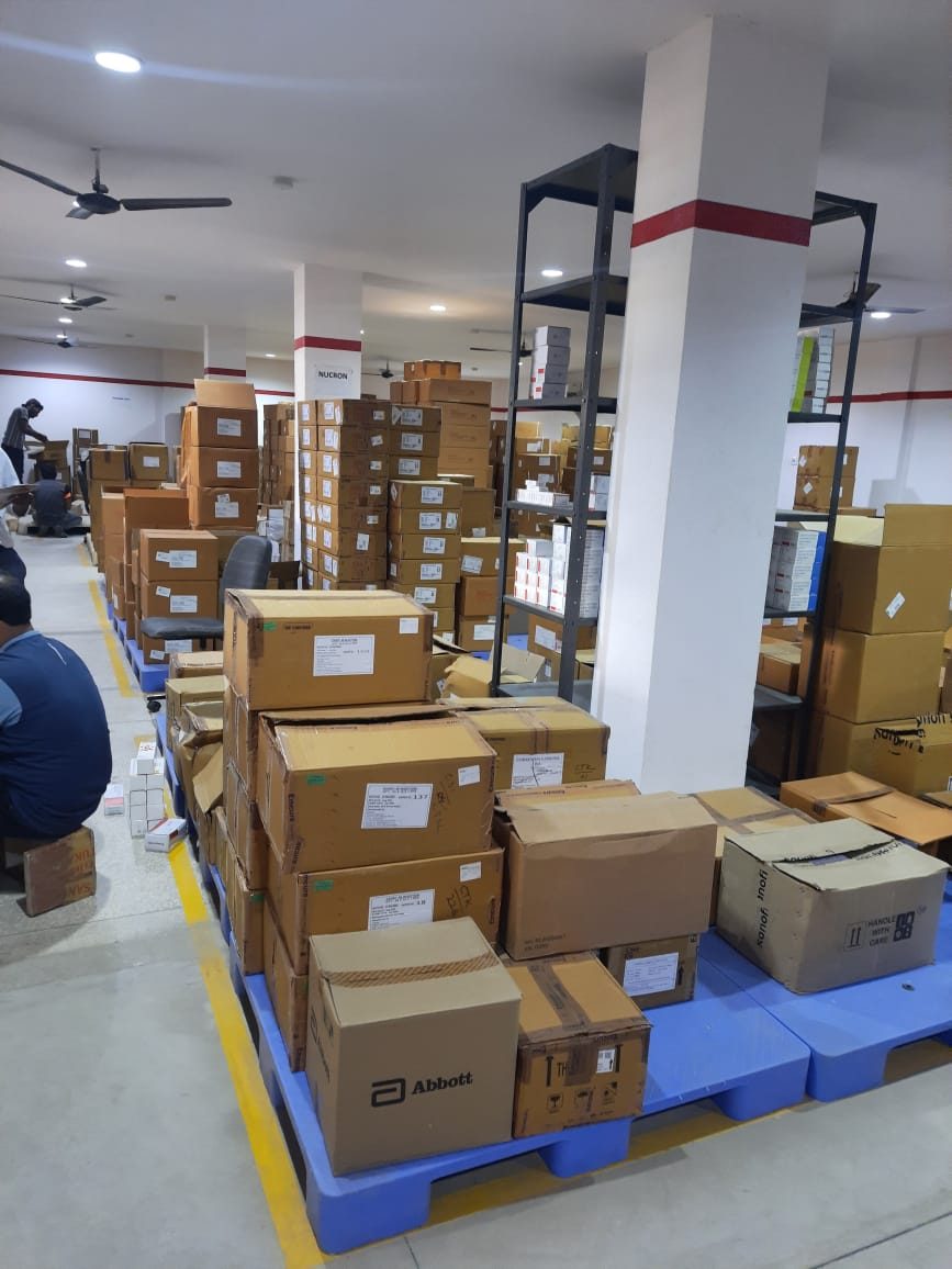 Warehouse racking and pallet storage